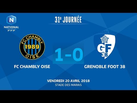 J31 : FC Chambly - Grenoble Foot 38 (1-0), le replay I National FFF 2018