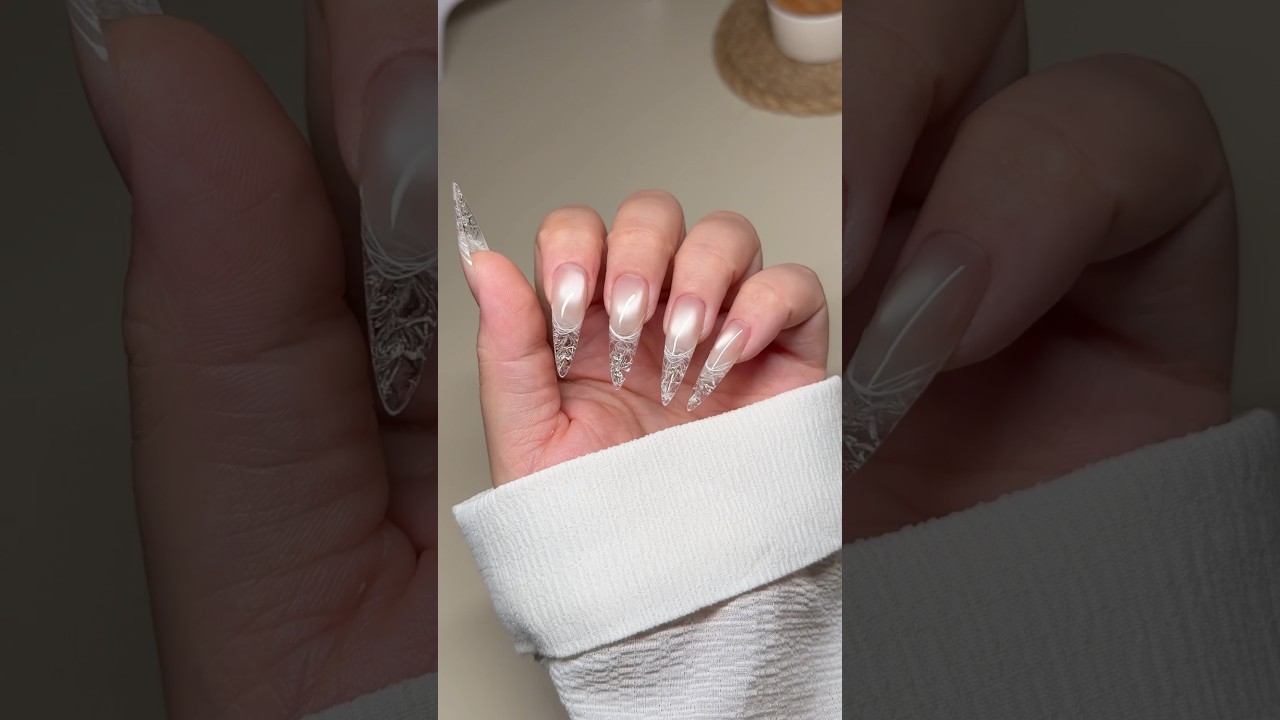 Ice Crystal Nails