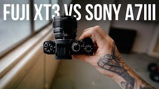 Fuji XT3 vs Sony A7III - Real World Test - 23mm vs 35mm + RAW Downloads