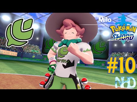Let's Play Pokemon Sword (pt10) Turffield Stadium (Grass Gym Badge)