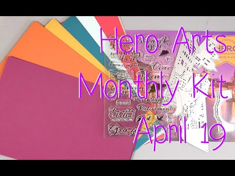 Hero Arts MMH Kit April 19 - Review