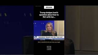 OMG: Trump dodges host’s question to FLIRT with her 