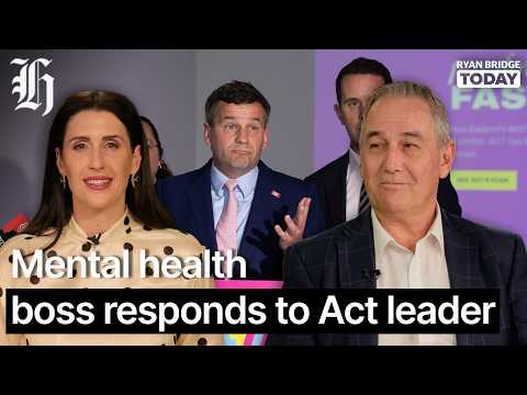 Thumbnail for 'Simple-minded', 'ignorant': Mental health boss responds to Act leader | Ryan Bridge TODAY