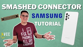 Samsung A52 Not Charging No Image Repair - Broken FPC Connector Replacement.