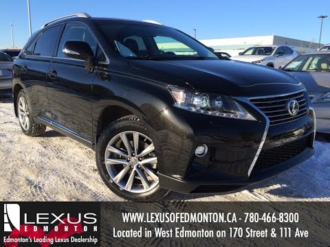 Lexus Certified Pre Owned Black 2015 RX 350 AWD Sportdesign Edition Review | Red Deer Alberta