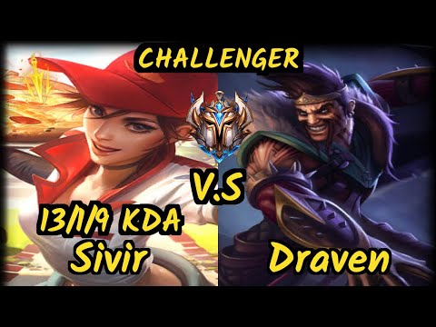 S04 Sedrion (SIVIR) vs DRAVEN - 13/1/9 KDA BOTTOM ADC CHALLENGER GAMEPLAY - EUW