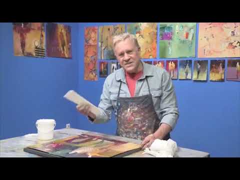 BobBlast 230   "Best of BobBlast - How to Use Canvas and Glue to Mount a Painting."