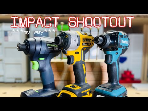 Impact Shootout: Festool vs Makita vs DeWalt
