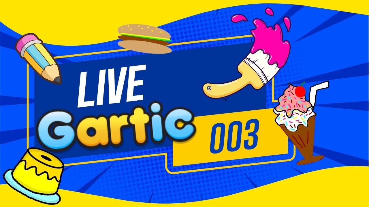 LIVE: JOGANDO GARTIC AO VIVO! #003