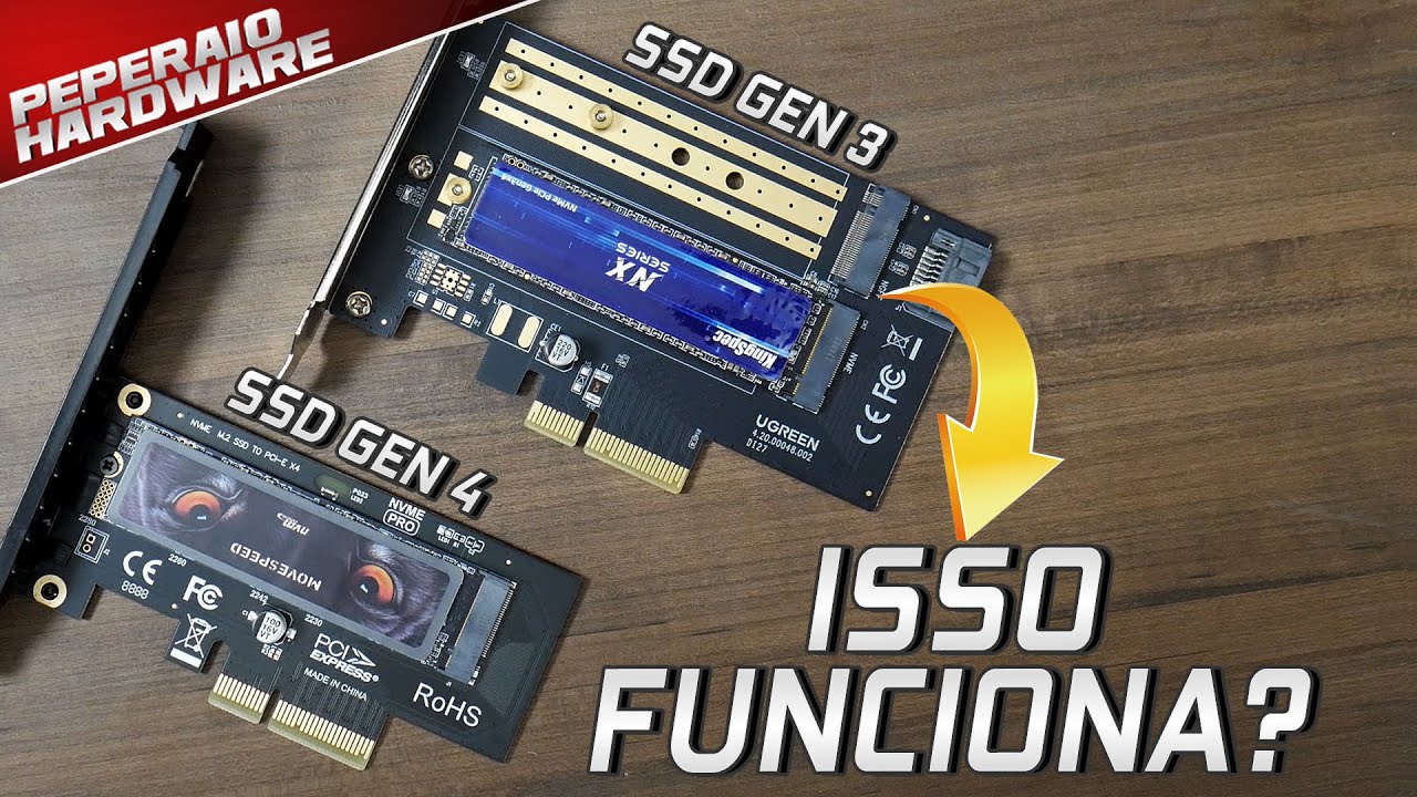 Sem slot para um novo SSD M.2? Eis a solução! Adaptador M.2 para PCI Express baratinho