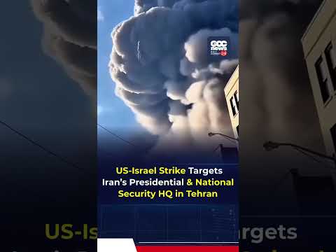 Massive Tehran Attack | Israeli–US Strikes Hit Iran Presidential & National Security HQ