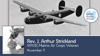 EHG - World War II Marine Air Corps veteran Reverend J. Arthur Strickland