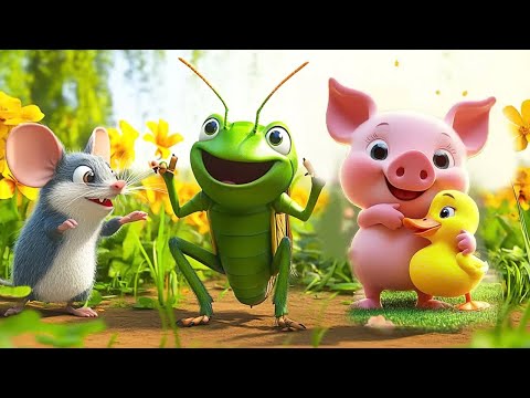 Con Cào Cào 🦗 Bắc Kim Thang - Nhạc Thiếu Nhi Remix Vui Nhộn Cho Bé Yêu - Hoạt Hình Thiếu Nhi 4K