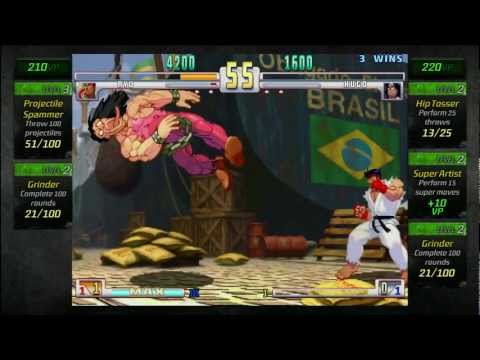 Super Street Fighter III 3rd Strike - Shinoblee (Ryu) vs. King Eggers (Hugo) - Random Chars Match 2