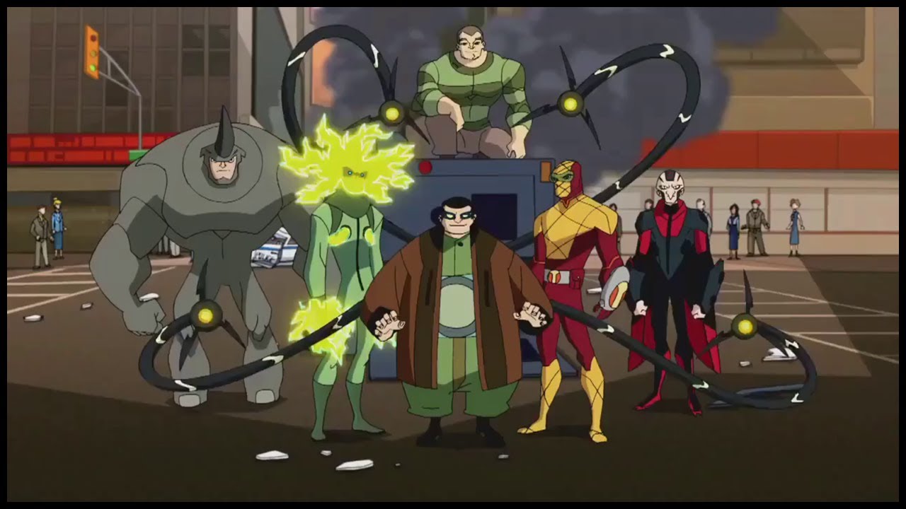 TODOS OS VILÕES DO HOMEM ARANHA - O ESPETACULAR HOMEM ARANHA (2008-2009)