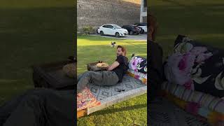 Relaxing in Shah Allah Ditta Islamabad | Shahid Afridi