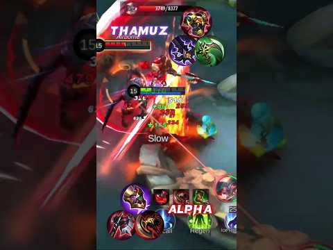Thamuz vs Alpha Counter items mlbb