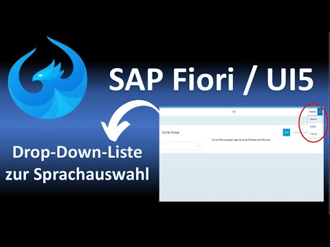 SAP Fiori / UI5 - Teil 9 : Dropdown-Liste zur Sprachauswahl