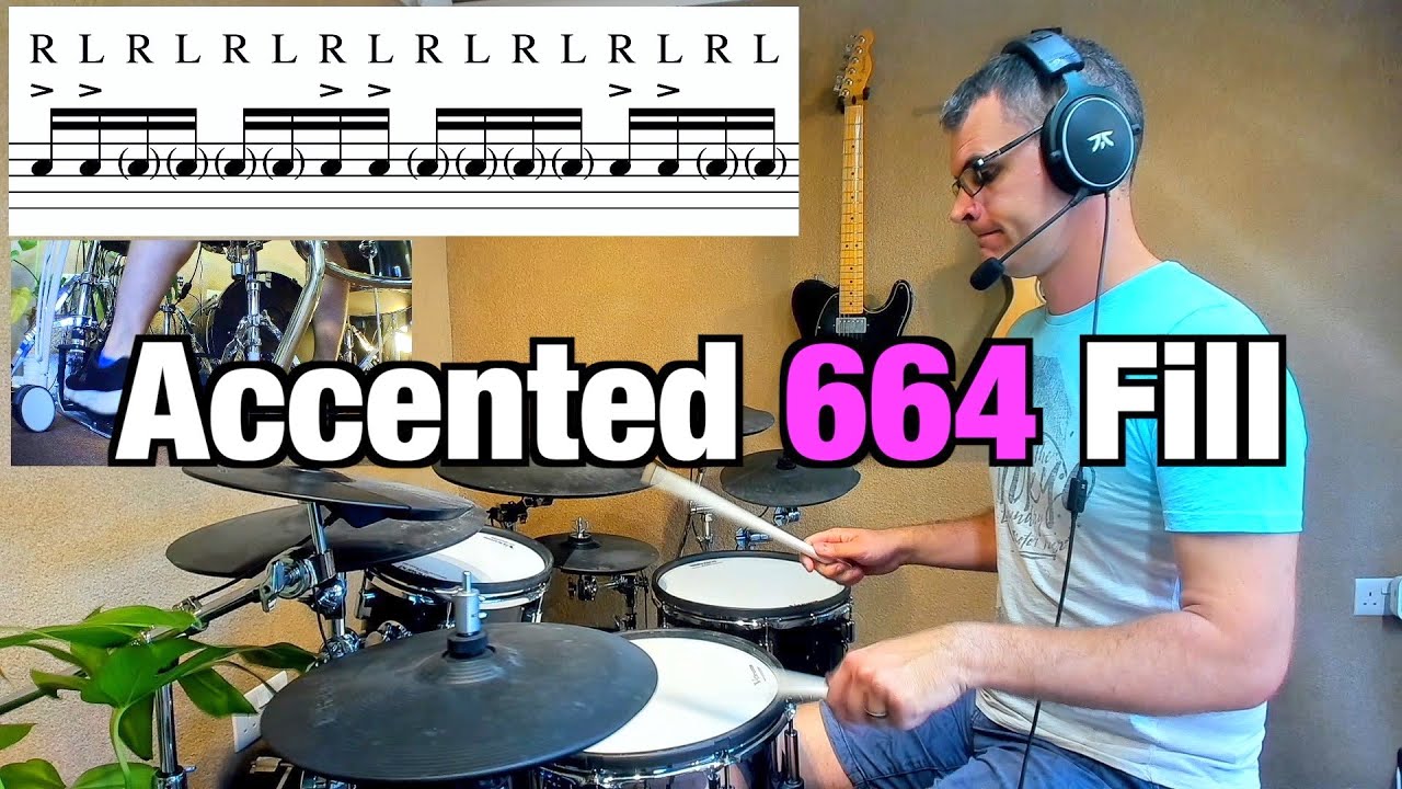 Accented 664 Fill | Dex Star Drum Lesson