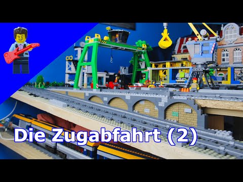 Die Legostadt Teil 36 / Die Zugabfahrt (2) in den Schattenbahnhof und U-Bahnhof