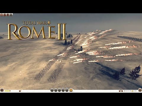 Rome: Total War 2 Massive Battles - 156 Heavy Onagers/Giant Ballistas vs 4680 Peasants [Ultra/1080p]