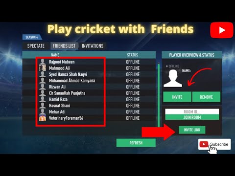 How To Play Multiplayer With Friends In Real Cricket 20