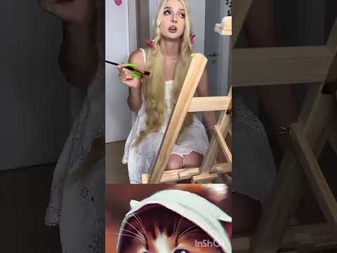 drowning a picture #shortsfeed #cat #cats