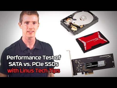 HyperX 의 SATA 인터페이스는 이미 이론적으로도 실사용에서도 성능 한계에 도달했고 테스트 영상