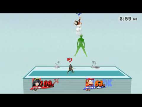 Lucina (me) vs Diddy Kong
