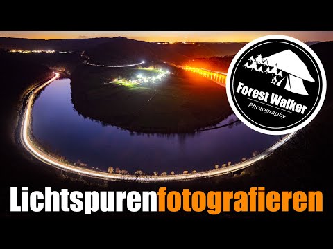 Lichtspuren fotografieren an der Saar / Langzeitbelichtung / Sony a7r