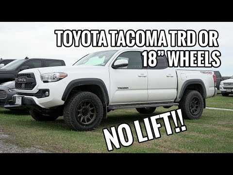 2018 Toyota Tacoma TRD OR 18" AR202 Wheels NO LIFT! | 3rd Gen Tacoma