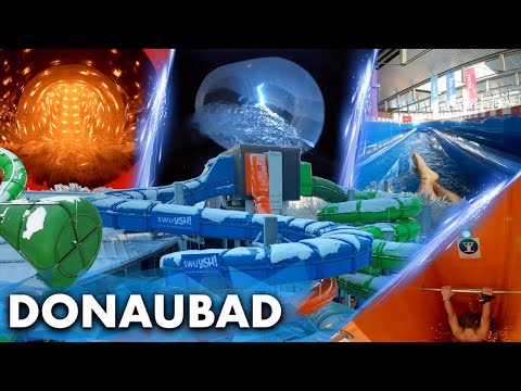 Alle Rutschen im Donaubad Neu-Ulm/Ulm | 4K Onride POV