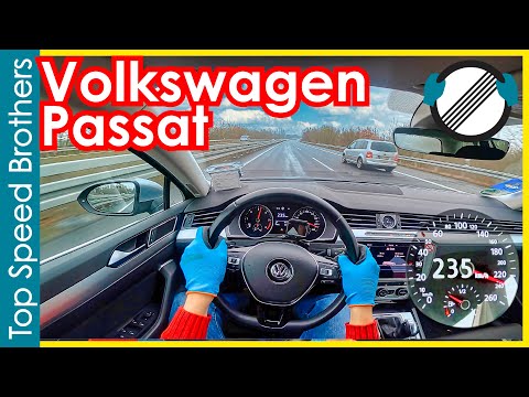 VW Passat B8 2.0TDI DSG 150ps (2019) AUTOBAHN POV TOP SPEED 🚀