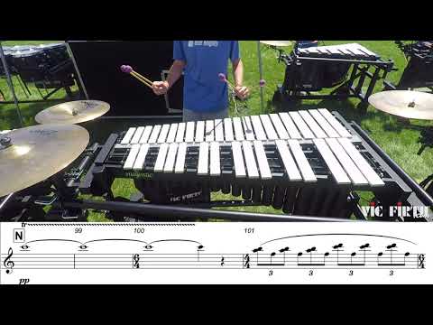 2018 Blue Knights Vibraphone - LEARN THE MUSIC to "Fall and Rise"