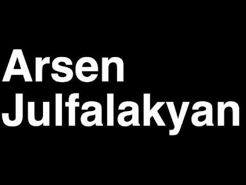 How to Pronounce Arsen Julfalakyan Armenia Silver Medal Greco Roman Wrestling London 2012 Olympics
