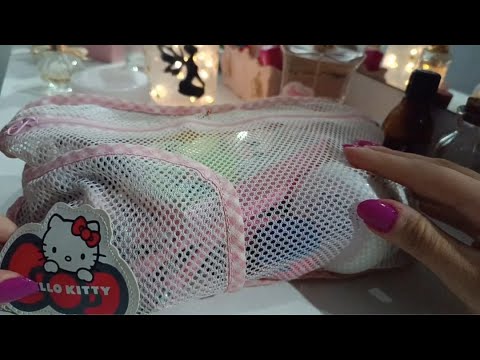 ASMR Caseirinho- Minha Necessaire- Cuidados com a pele