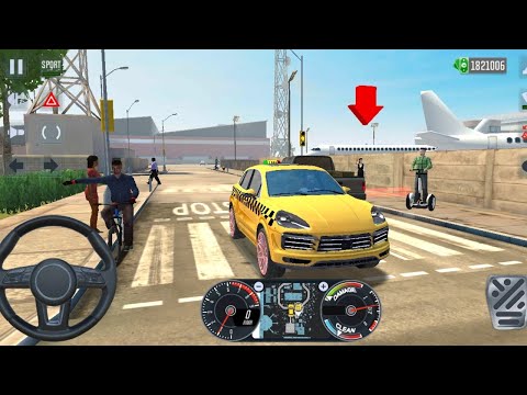 Porsche Cayenne Turbo | Taxi Sim 2022 Evolution Miami City Android Gameplay Driving Car