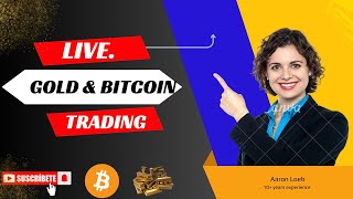 🔴 Live Gold & Bitcoin Trading Free Signals // Forex Trada in (xauusd)