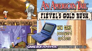 An American Tail: Fievel's Gold Rush GBA - C&M Playthrough