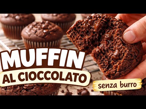 Muffin al Cioccolato pronti in 15 minuti  - Ricetta facile