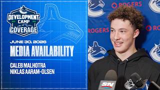 Caleb Malhotra & Niklas Aaram-Olsen Development Camp Media (Jun 30 2026)