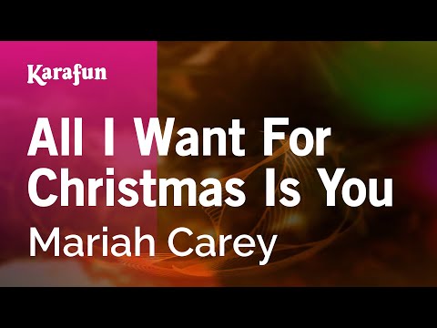 Karaoke All I Want For Christmas Is You - Mariah Carey *