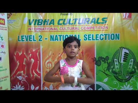 VIBHACULTURALS.2017-18 LEVEL 3 NATIONAL LEVAL INTERNATIONAL SELECTEION