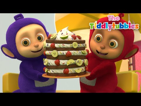Teletubbies ★ új Tiddlytubbies 3D szezon 4 ★ Epizód 10: Torta