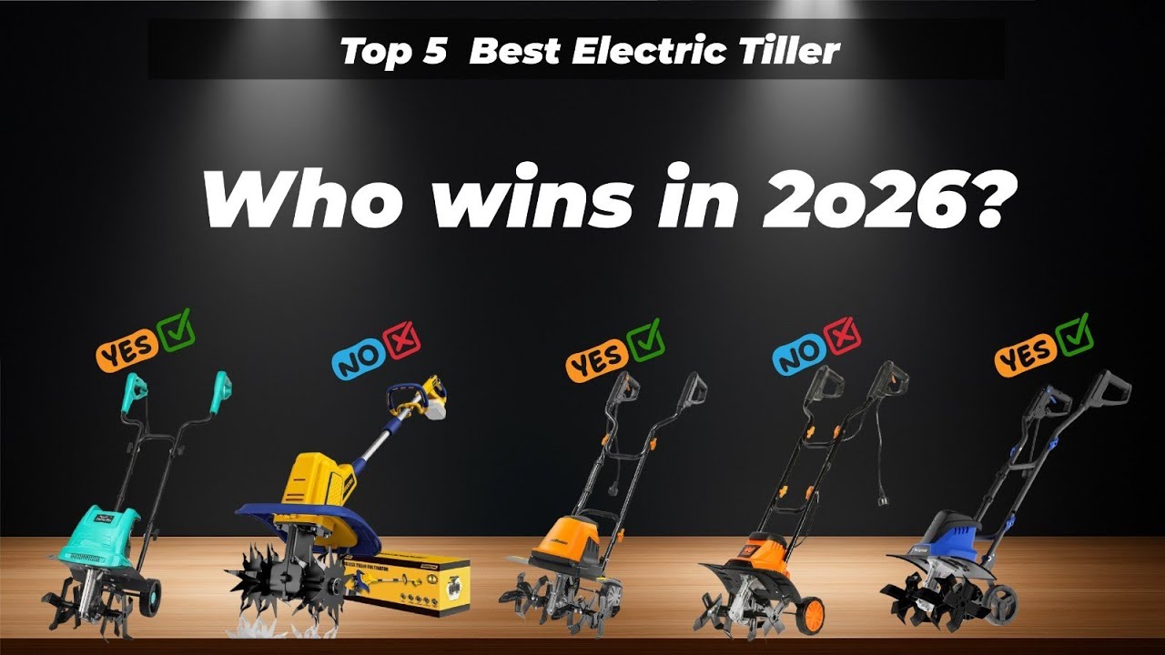 ✅ Top 5 Best Electric Tiller [Watch This Before You Make a Choice!]