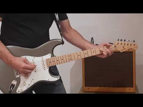 Funky Blues in E Guitar Improvisation