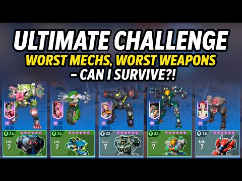 Using The WORST Mechs and Weapons… Can I Even Get a Kill?!