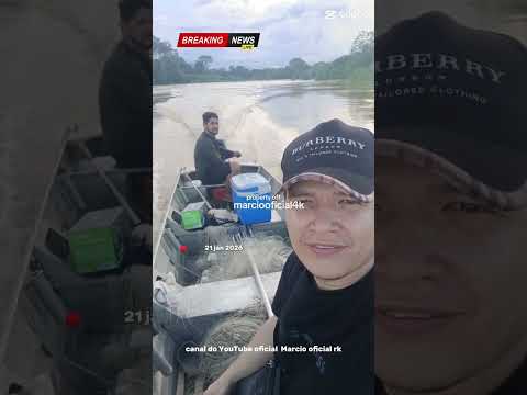 Pescaria em Porto Acre termina com encontro INACREDITÁVEL com jiboia gigante na estrada 😱🐍