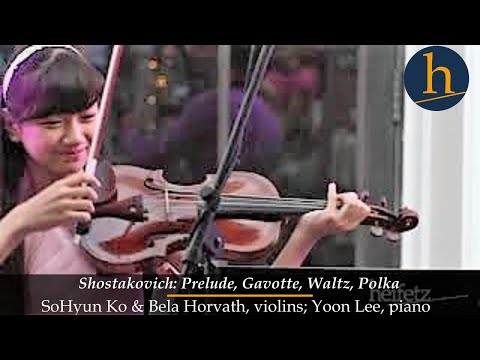 Heifetz Hootenanny: Shostakovich: From 5 Pieces | SoHyun Ko, Bela Horvath, Yoon Lee
