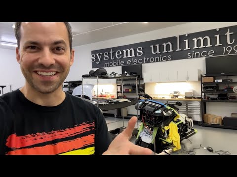 High-end Radar / Laser / Audio Motorcycle Install